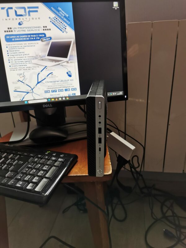 Mini tour hp Elidesk 800 G3 reconditionné – Image 7