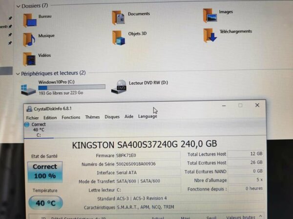 Toshiba tecra A50 15,6 pouces reconditionné – Image 5