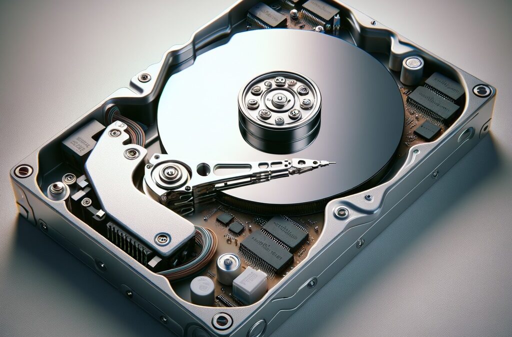 HDD, ou Hard Disk Drive