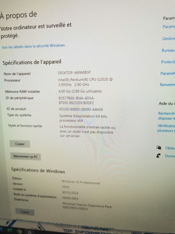 Ordinateur fixe HP Pavilion reconditionné – Image 2