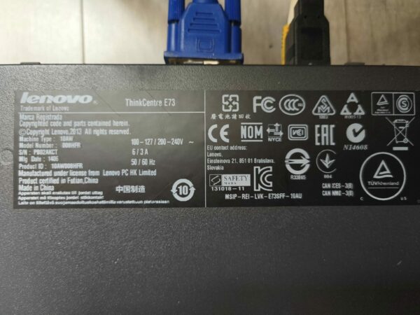 Tour plate de bureautique Lenovo thinkcentre E73 reconditionné – Image 6