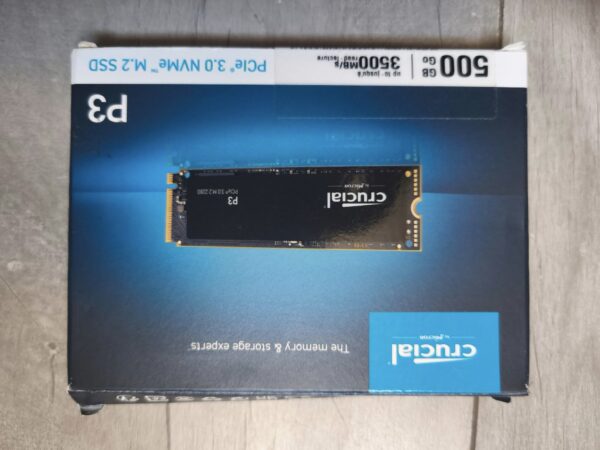Nvme Crucial P3 500Go NEUF – Image 4