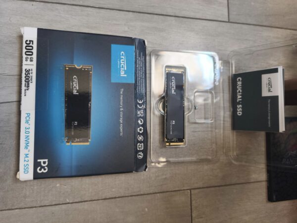 Nvme Crucial P3 500Go NEUF – Image 3