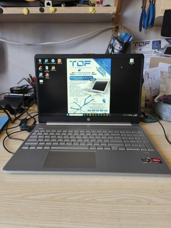 Ordinateur portable HP 15S-eq209nf reconditionné 15.6 pouces