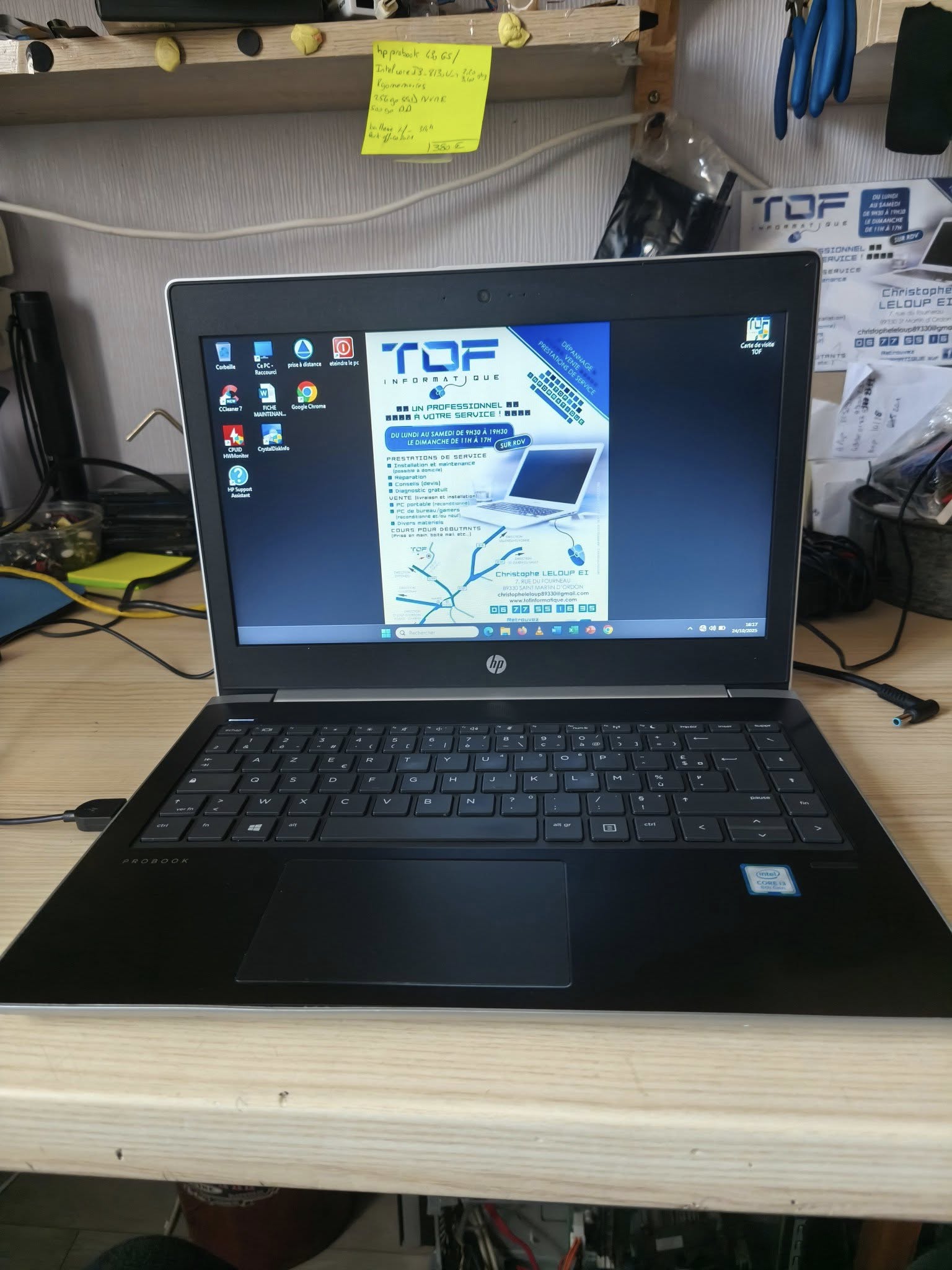 Tof Informatique Ordinateur portable HP Ordinateur portable HP ProBook 430 G5 – reconditionné 13,3" Ordinateur portable HP ProBook 430 G5 – reconditionné 13,3"