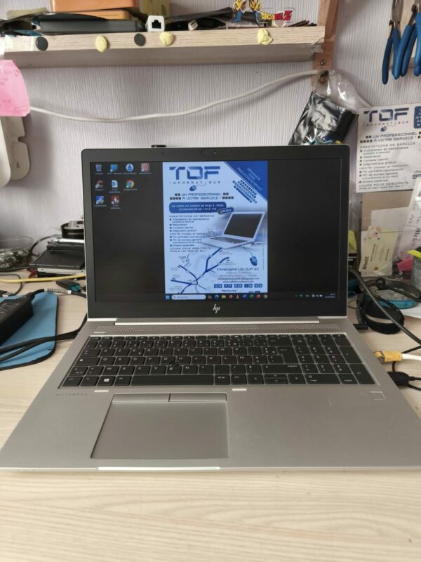 Ordinateur portable HP EliteBook 755 G5 de 15,6 pouces reconditionné