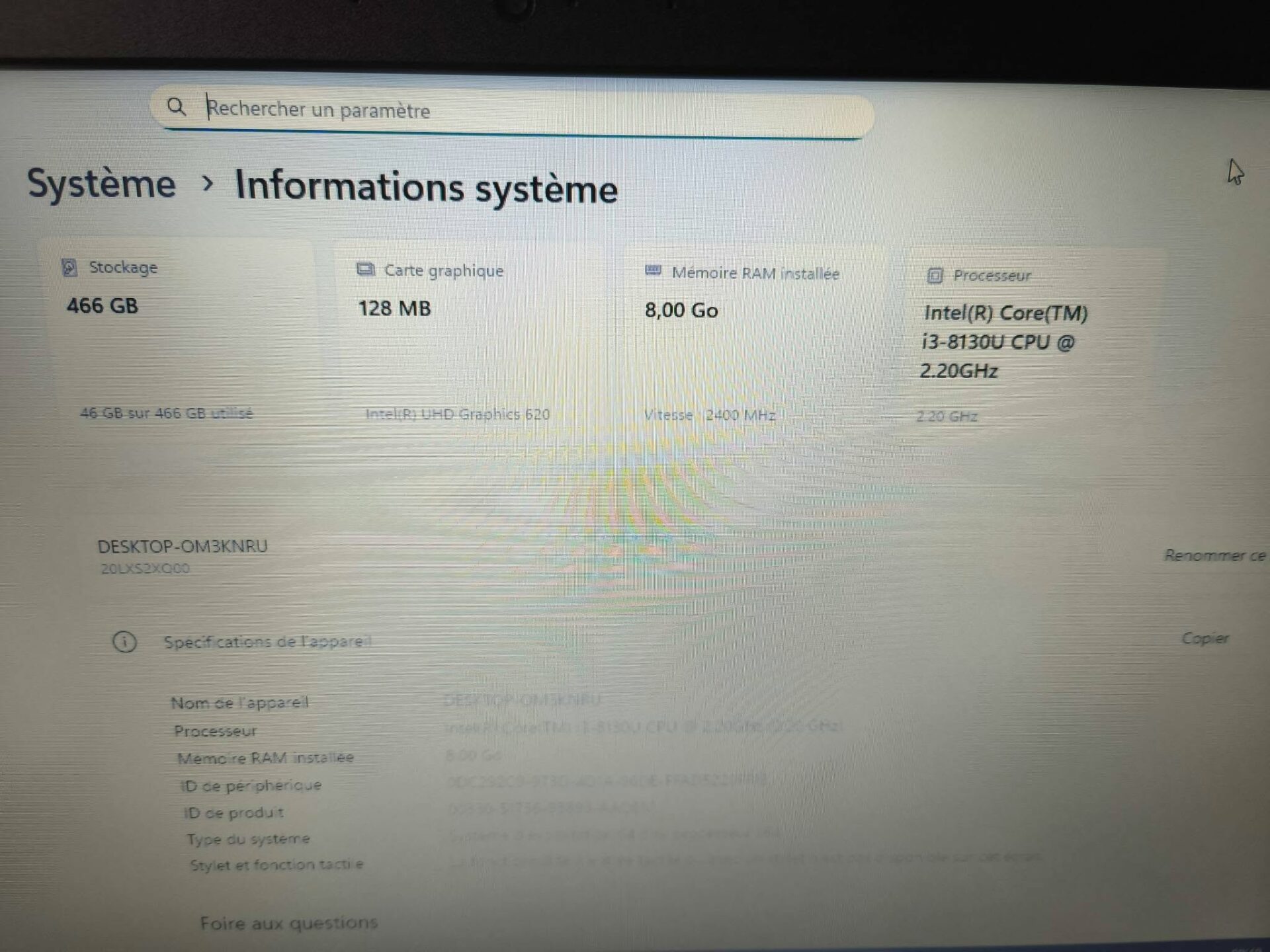 Tof Informatique Ordinateur portable Lenovo Thinpad Ordinateur portable Lenovo Thinpad L580 de 15,6 pouces reconditionné Ordinateur portable Lenovo Thinpad L580 de 15,6 pouces reconditionné – Image 2