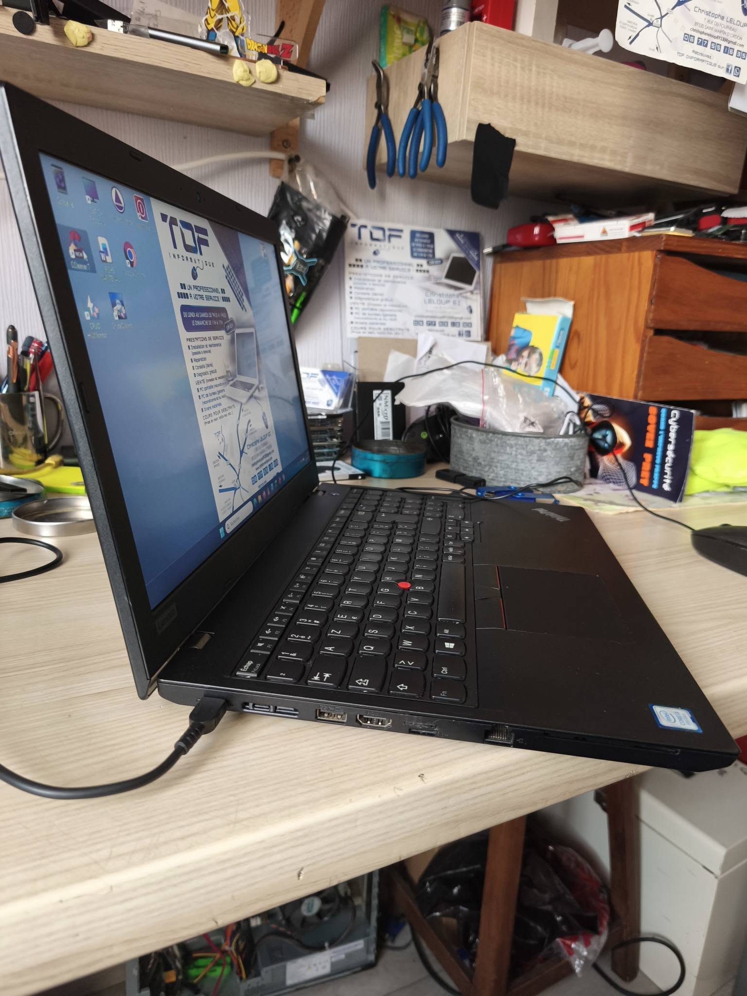 Tof Informatique Ordinateur portable Lenovo Thinpad Ordinateur portable Lenovo Thinpad L580 de 15,6 pouces reconditionné Ordinateur portable Lenovo Thinpad L580 de 15,6 pouces reconditionné – Image 4