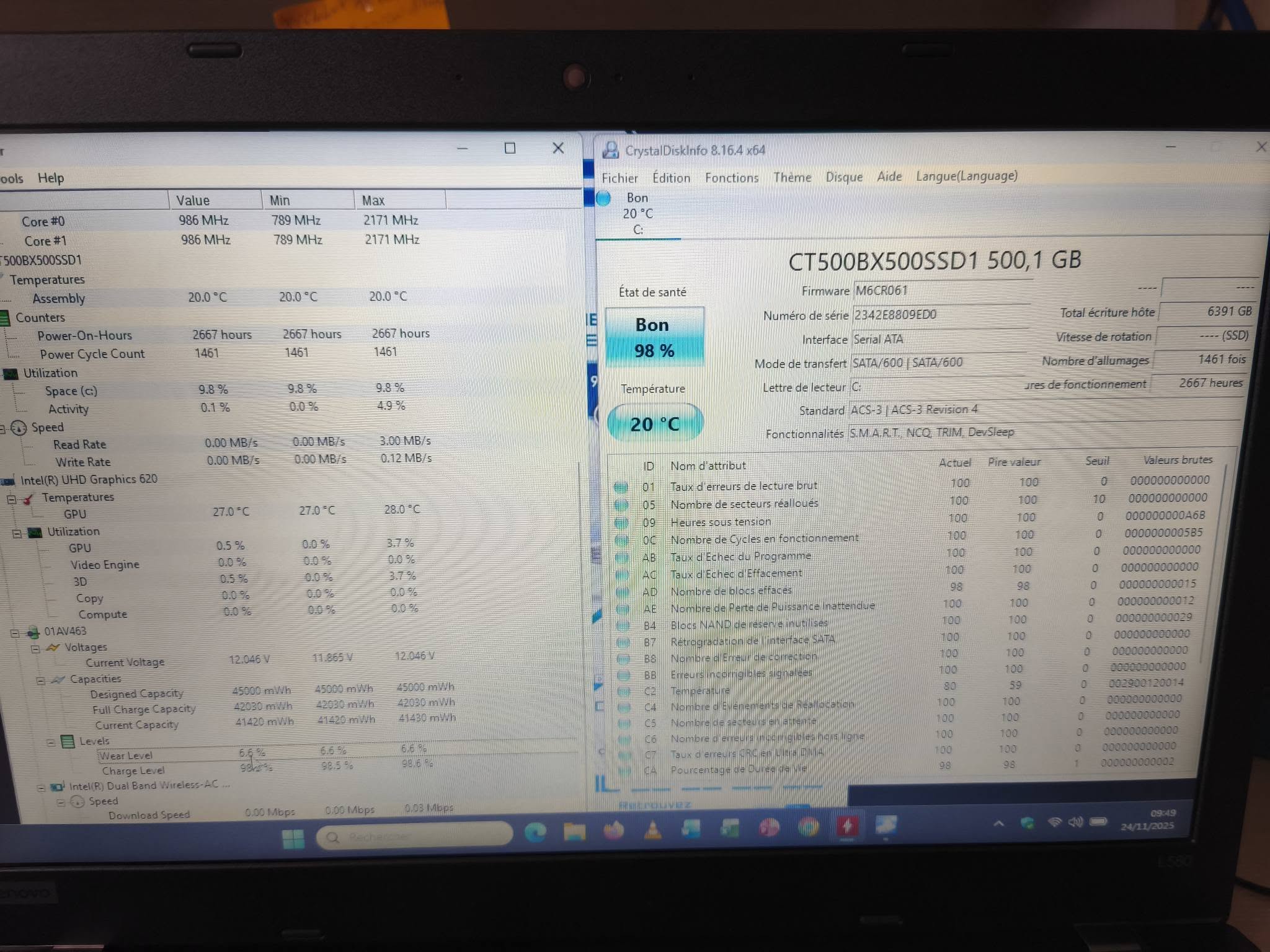 Tof Informatique Ordinateur portable Lenovo Thinpad Ordinateur portable Lenovo Thinpad L580 de 15,6 pouces reconditionné Ordinateur portable Lenovo Thinpad L580 de 15,6 pouces reconditionné – Image 5