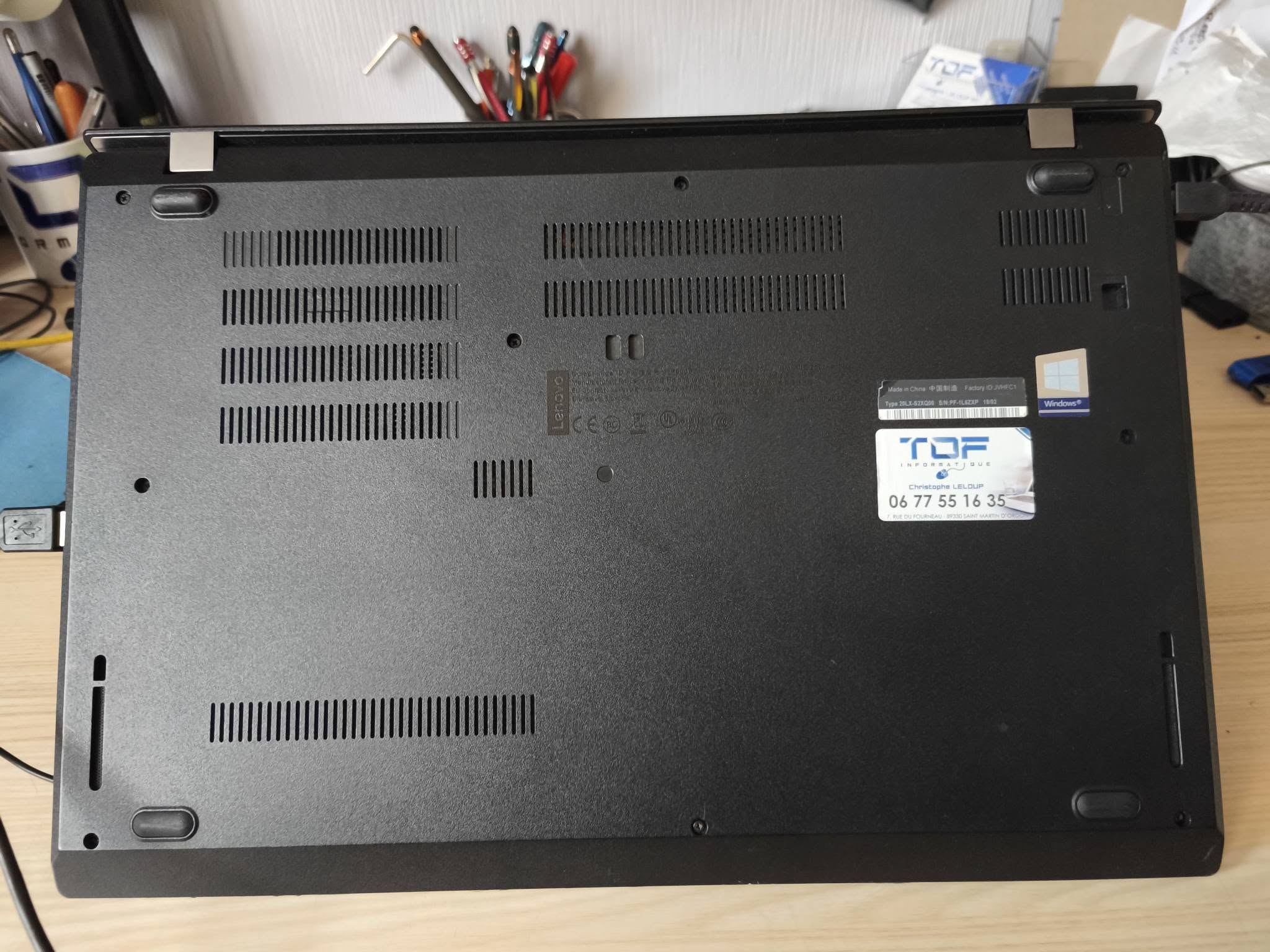 Tof Informatique Ordinateur portable Lenovo Thinpad Ordinateur portable Lenovo Thinpad L580 de 15,6 pouces reconditionné Ordinateur portable Lenovo Thinpad L580 de 15,6 pouces reconditionné – Image 8