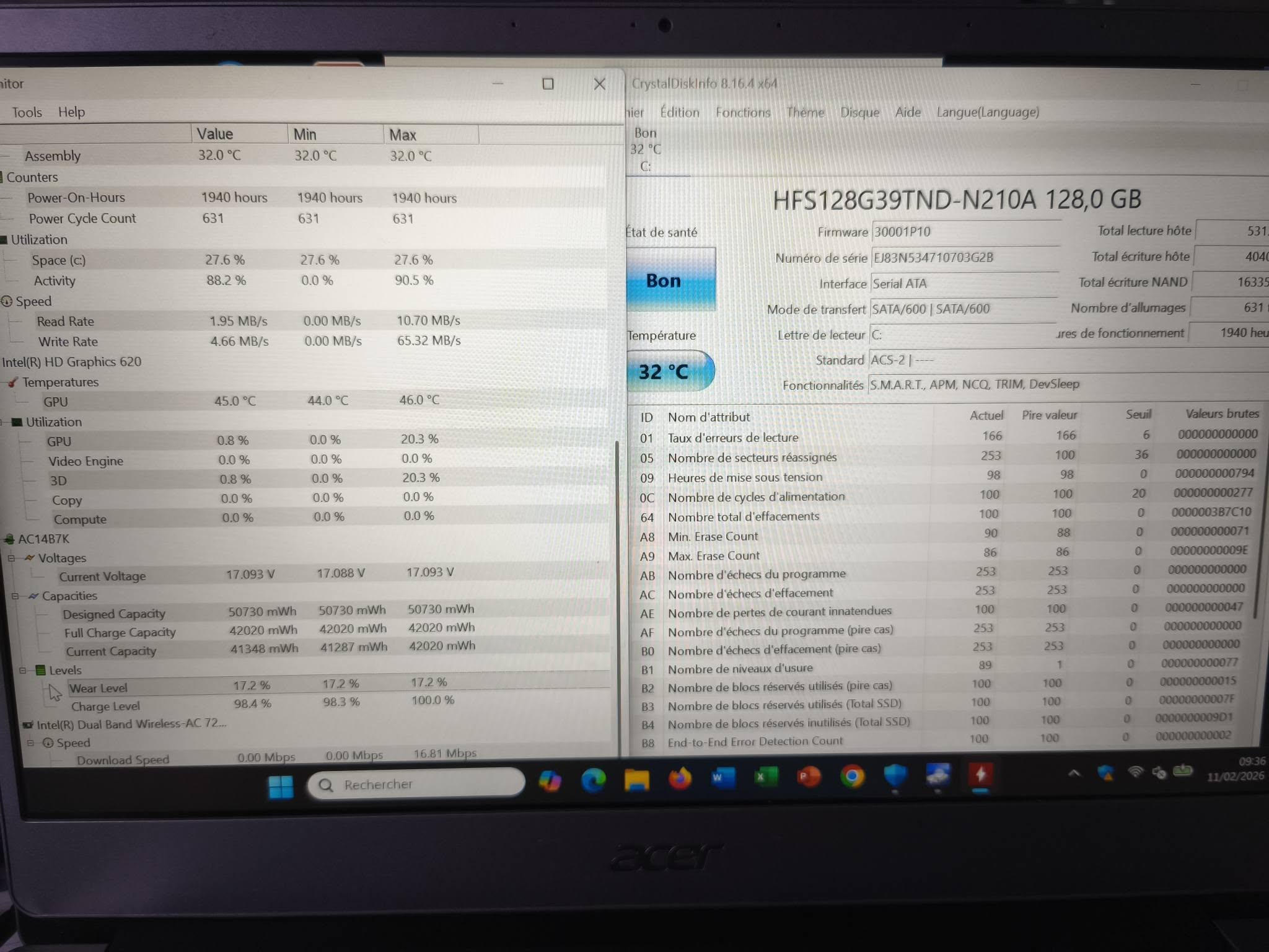 Tof Informatique Ordinateur portable Acer Ordinateur portable Acer Swift SF314 – 14 pouces Ordinateur portable Acer Swift SF314 – 14 pouces – Image 5