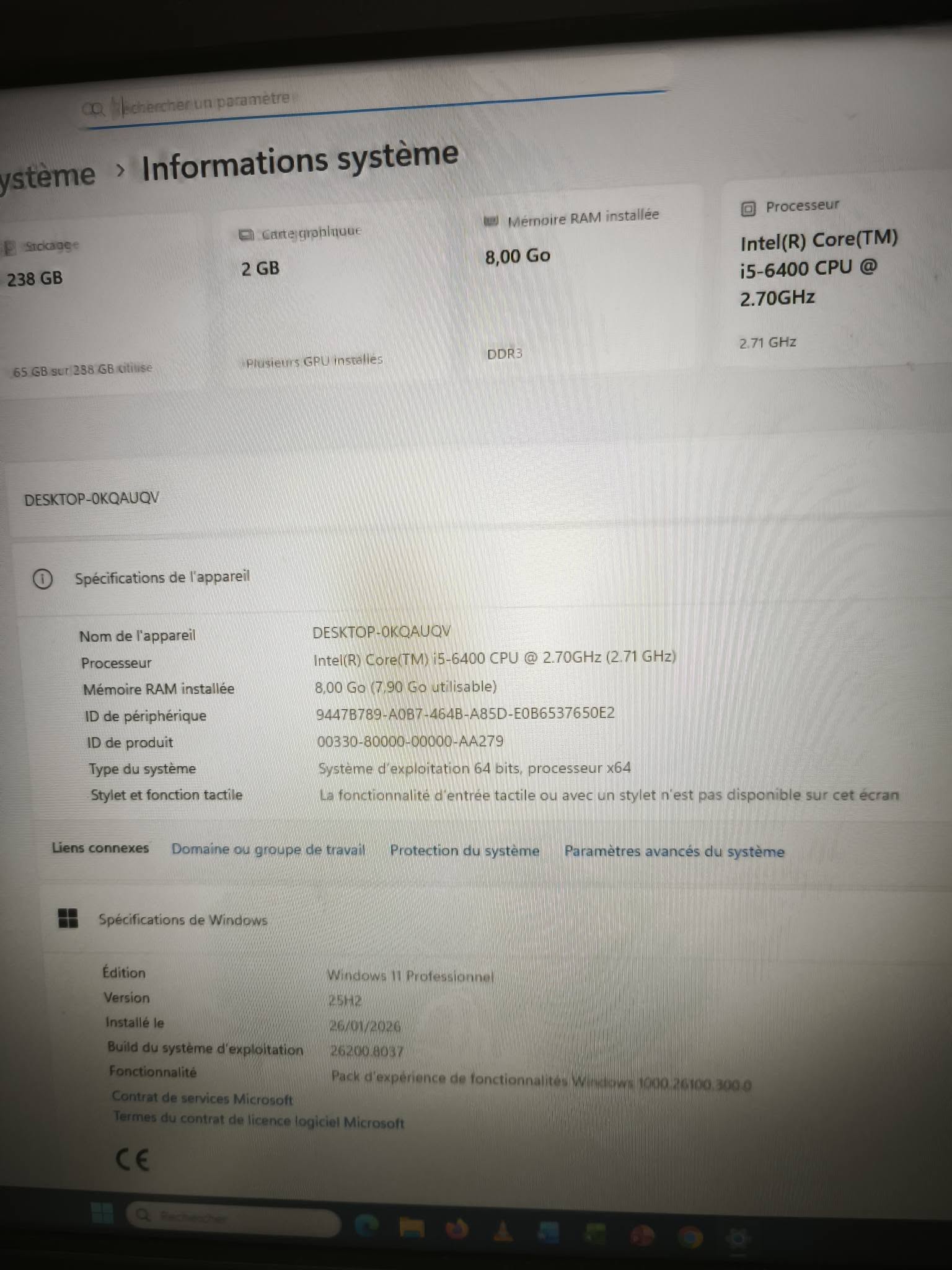 Tof Informatique Tour HP Pavilion Tour HP Pavilion bureautique/petit jeux reconditionné Tour HP Pavilion bureautique/petit jeux reconditionné – Image 2