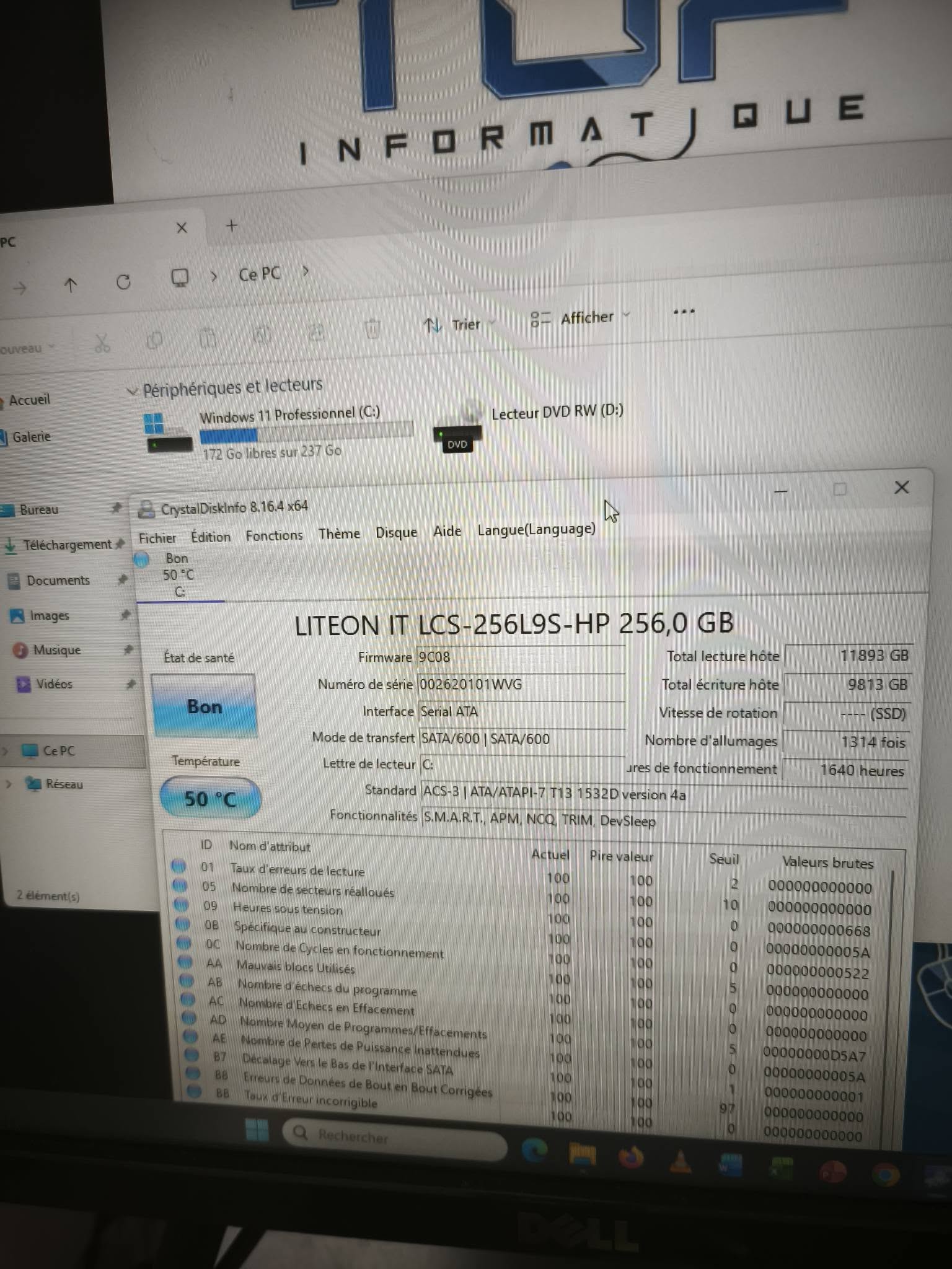 Tof Informatique Tour HP Pavilion Tour HP Pavilion bureautique/petit jeux reconditionné Tour HP Pavilion bureautique/petit jeux reconditionné – Image 5