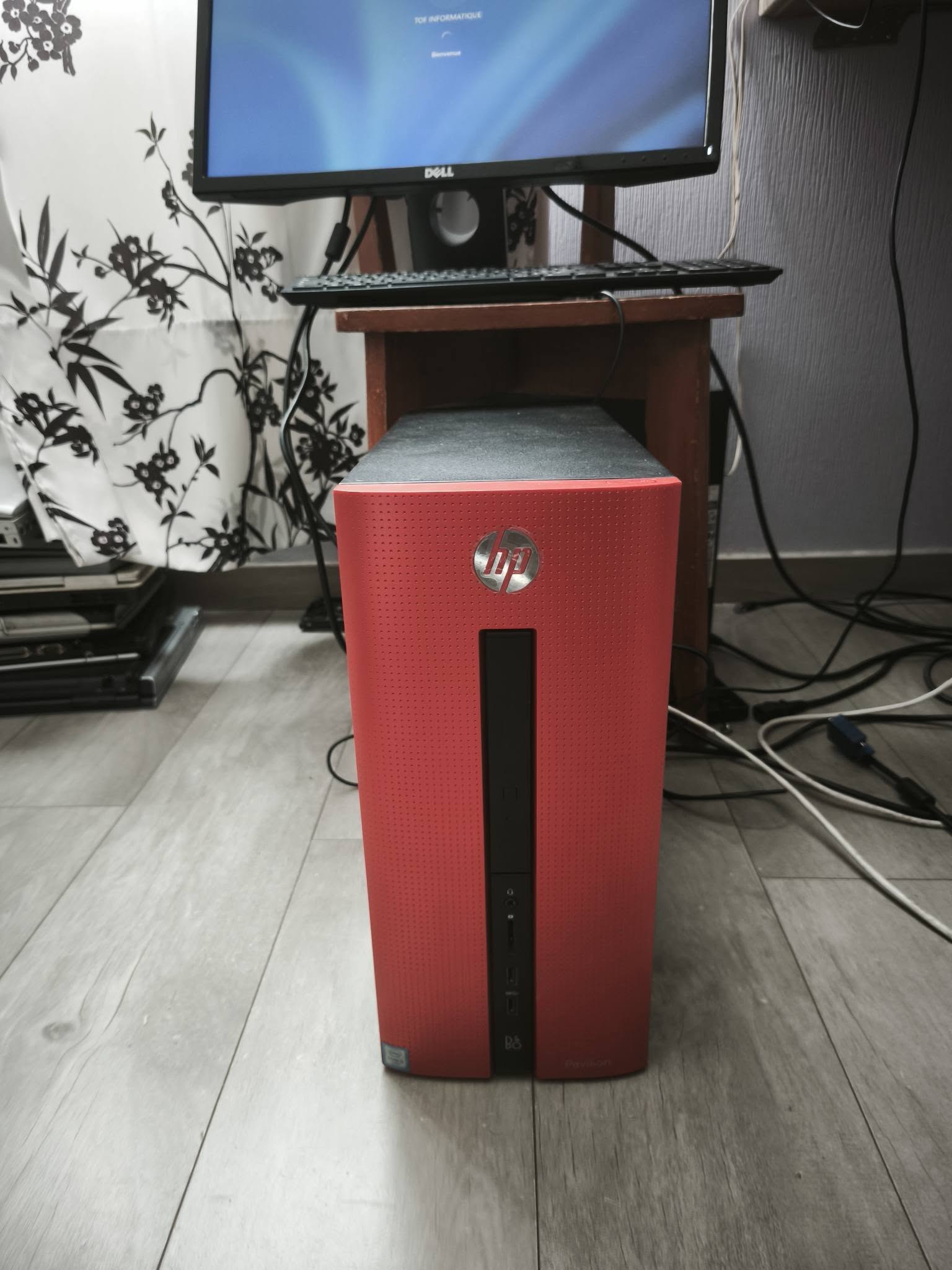 Tof Informatique Tour HP Pavilion Tour HP Pavilion bureautique/petit jeux reconditionné Tour HP Pavilion bureautique/petit jeux