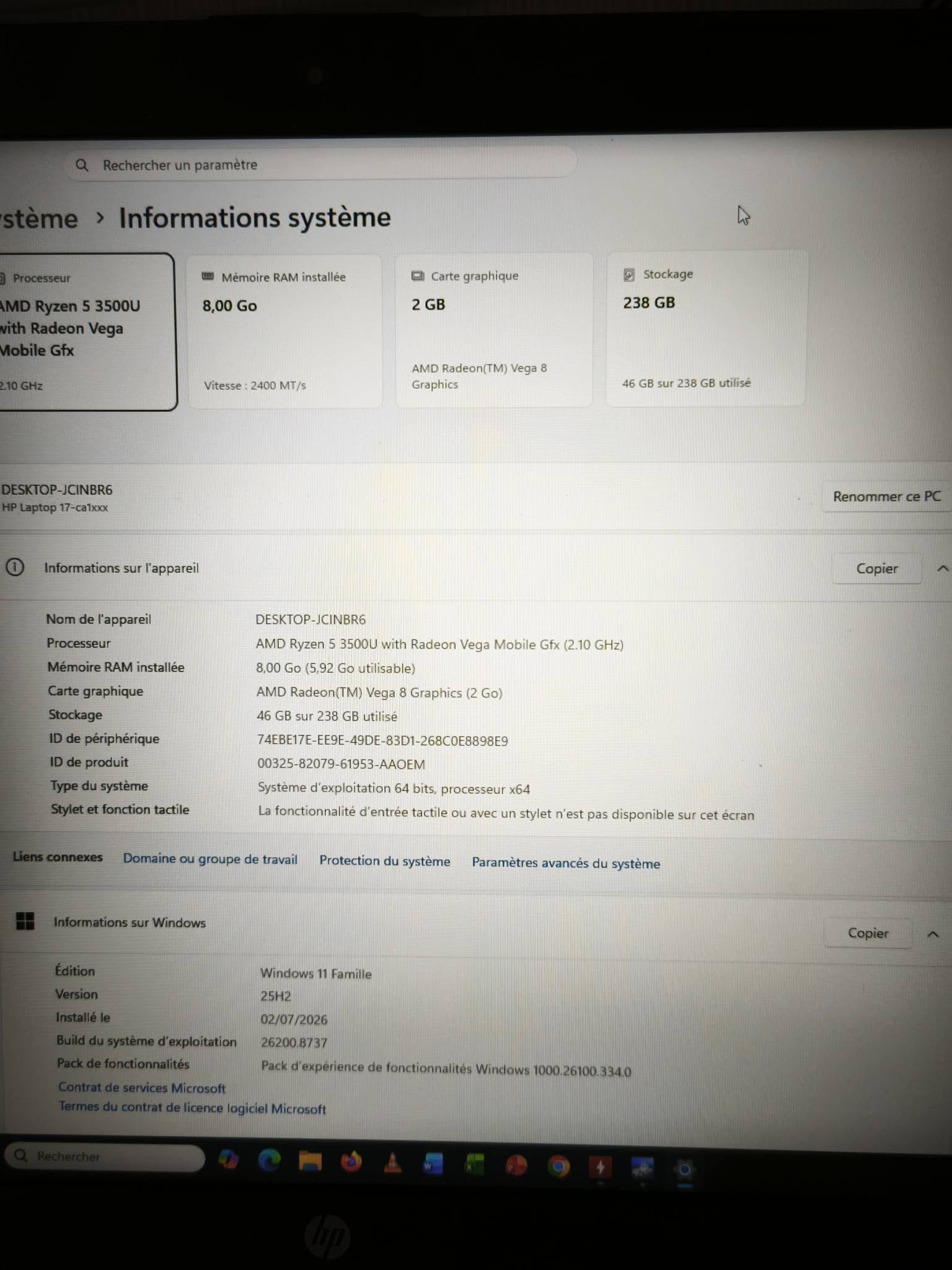 Tof Informatique HP 17-ca1000 reconditionné 17 HP 17-ca1000 reconditionné 17,3 pouces HP 17-ca1000 reconditionné 17,3 pouces – Image 4