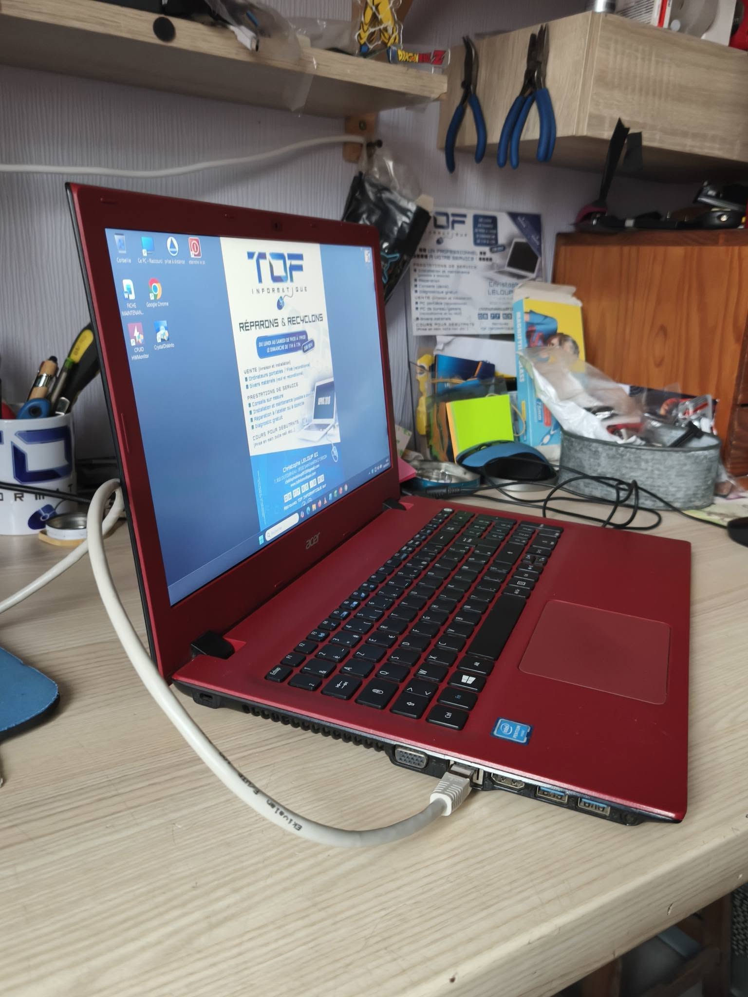 Tof Informatique Acer Aspire E5-532 – 15 Acer Aspire E5-532 – 15,6 pouces – Reconditionné Acer Aspire E5-532 – 15,6 pouces – Reconditionné – Image 3