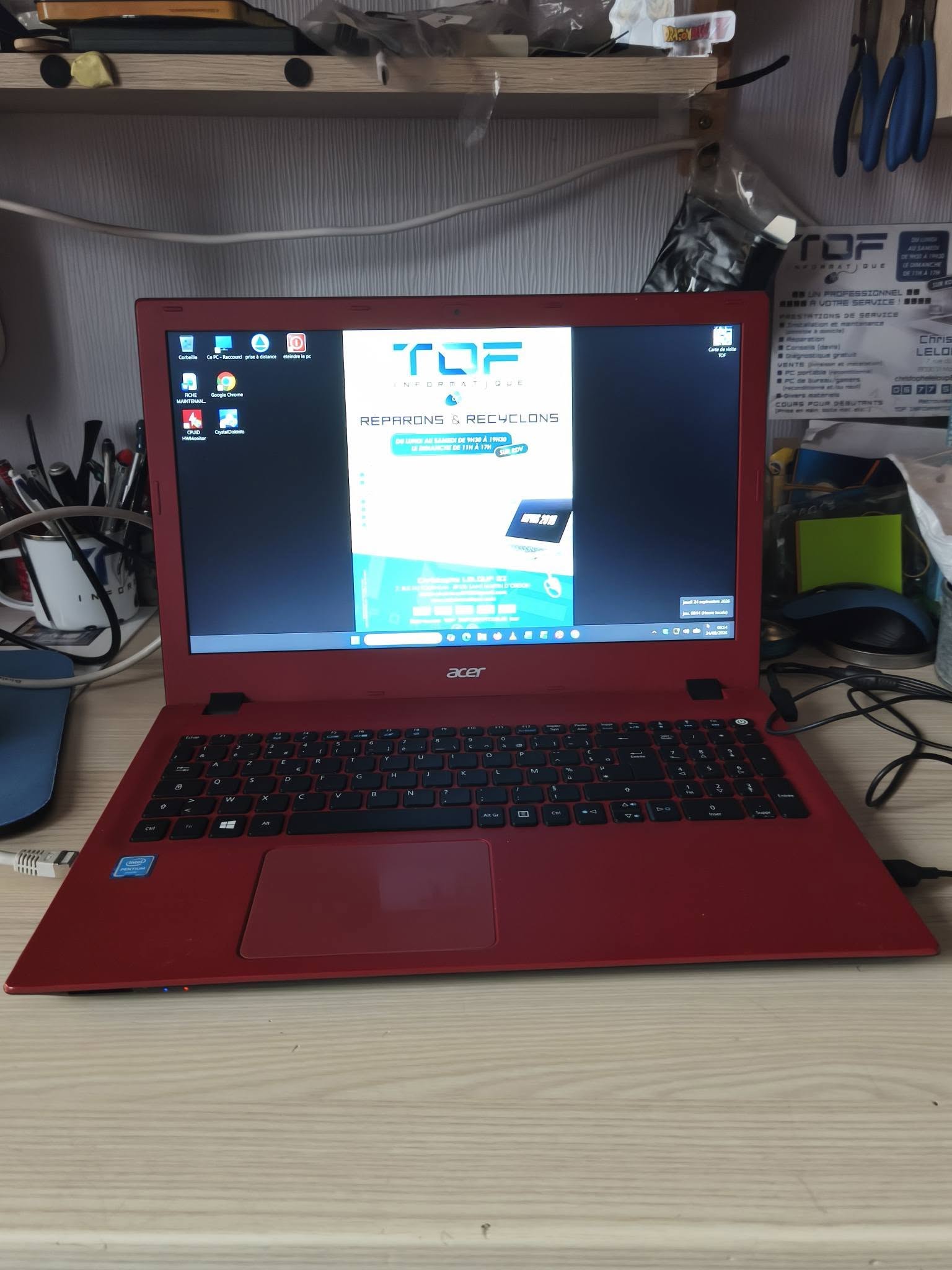 Tof Informatique Acer Aspire E5-532 – 15 Acer Aspire E5-532 – 15,6 pouces – Reconditionné Acer Aspire E5-532 – 15,6 pouces – Reconditionné