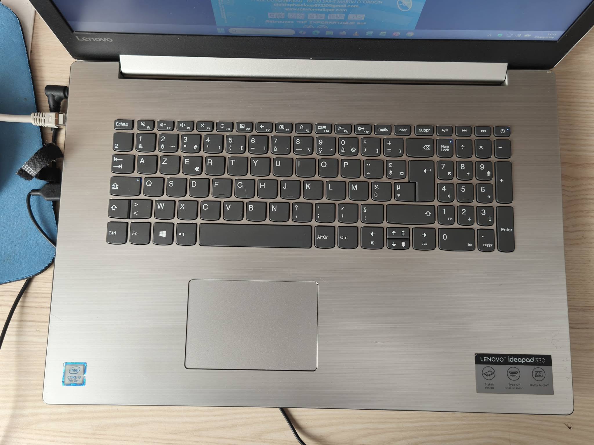 Tof Informatique Lenovo IdeaPad 330 – 17 Lenovo IdeaPad 330 – 17,3 pouces – Reconditionné Lenovo IdeaPad 330 – 17,3 pouces – Reconditionné – Image 7