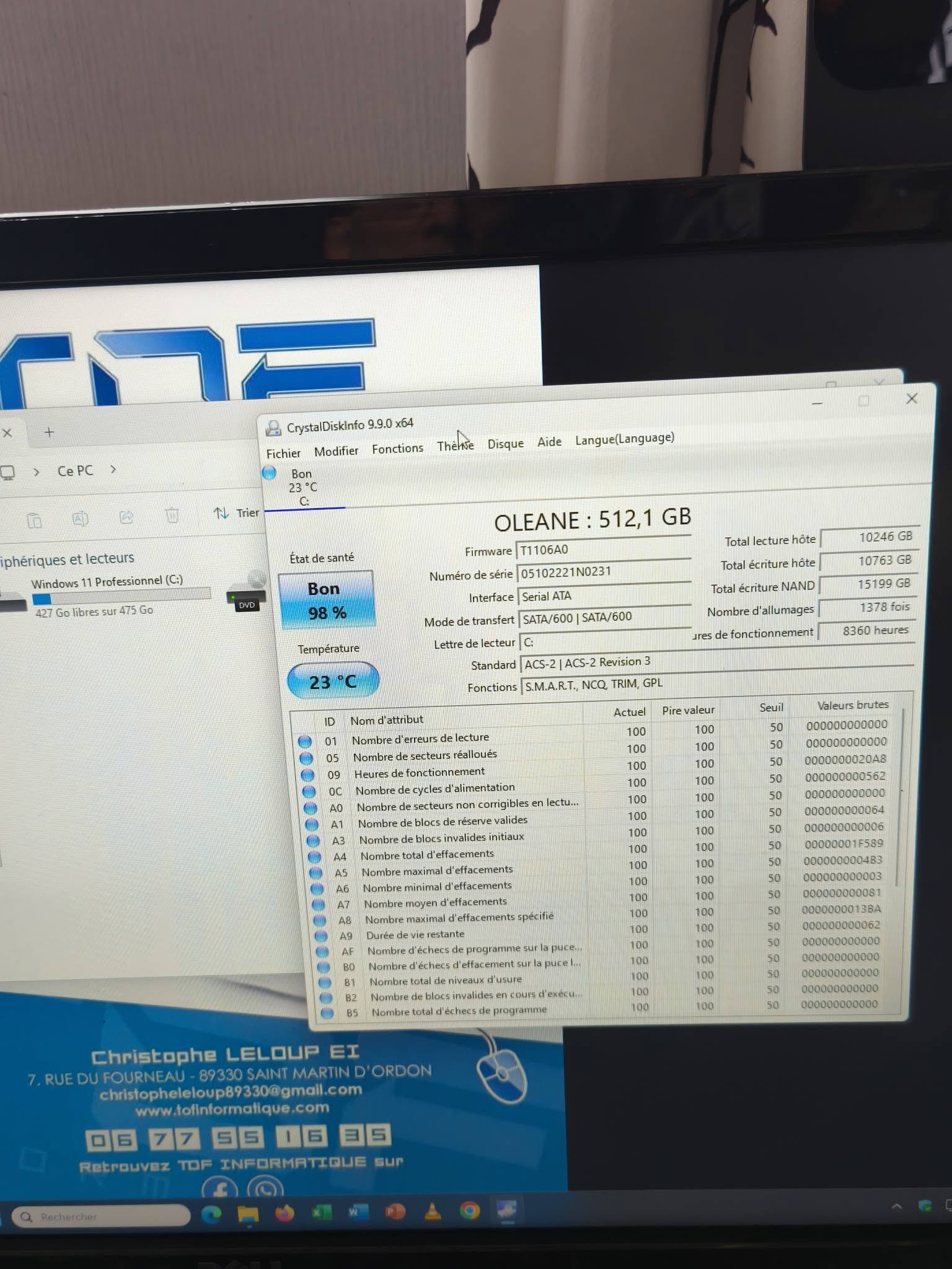 Tof Informatique Mini tour Dell OptiPlex Mini tour Dell OptiPlex 3070 reconditionnée – Intel Core i3-9100, 8 Go, SSD 512 Go – Windows 11 Pro Mini tour Dell OptiPlex 3070 reconditionnée – Intel Core i3-9100, 8 Go, SSD 512 Go – Windows 11 Pro – Image 5