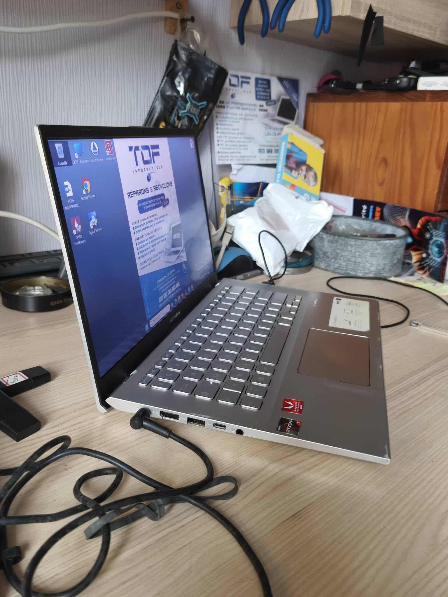 Tof Informatique Asus VivoBook X412D Asus VivoBook X412D 14" reconditionné Asus VivoBook X412D 14" reconditionné – Image 4