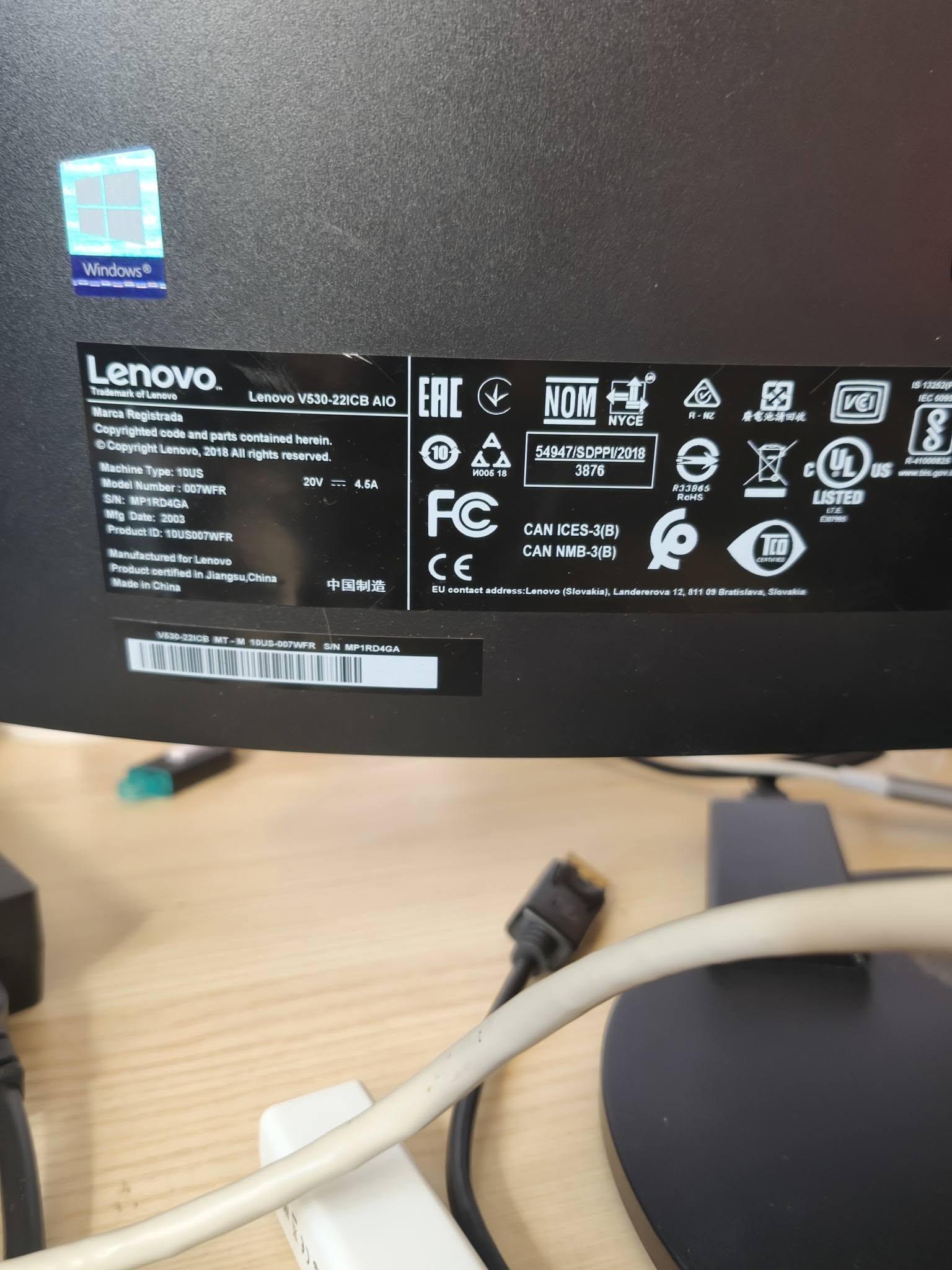 Tof Informatique Lenovo V530-22ICB – Tout-en-un 22 pouces Lenovo V530-22ICB – Tout-en-un 22 pouces Lenovo V530-22ICB – Tout-en-un 22 pouces – Image 7